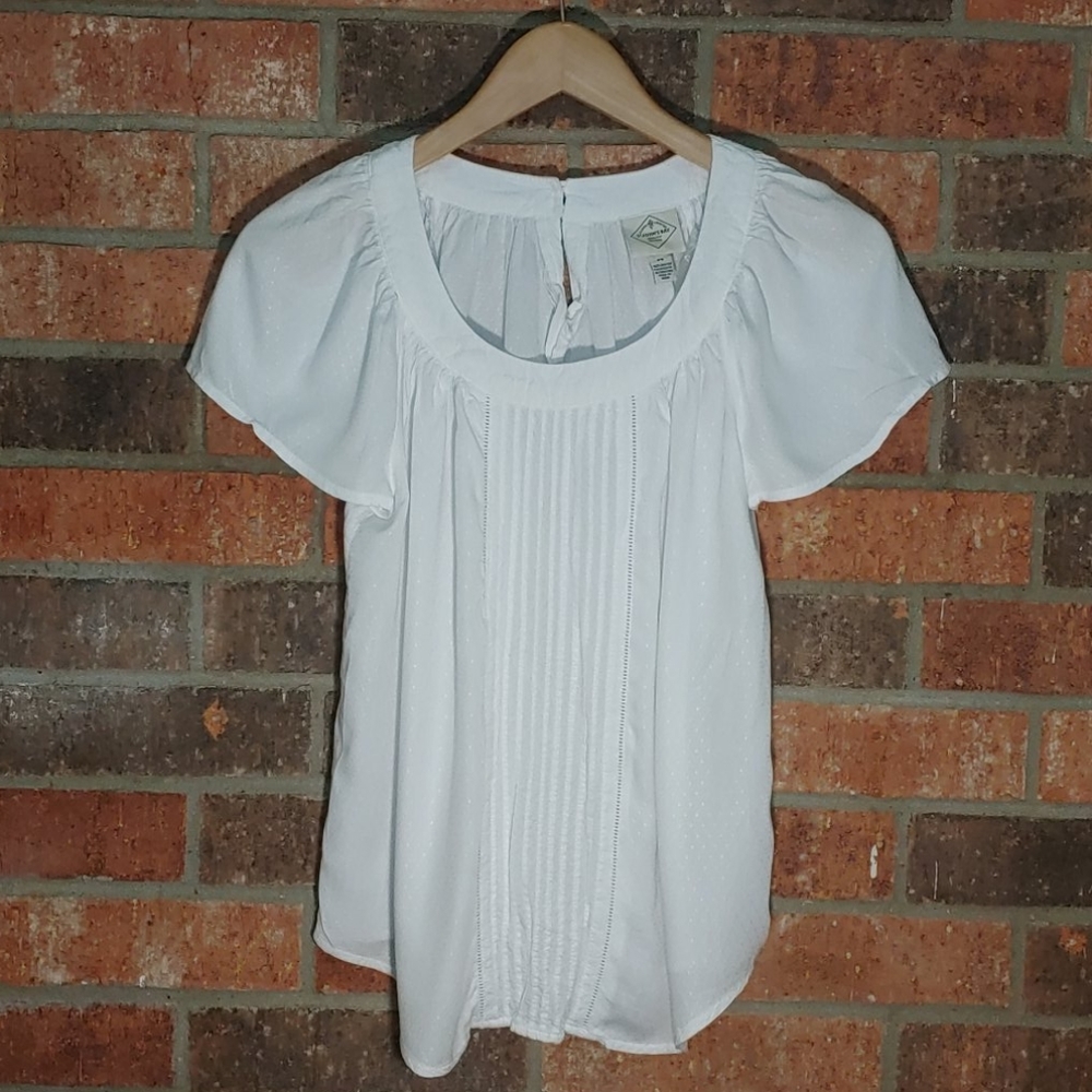 St. John's Bay Top Blouse PETITE Small